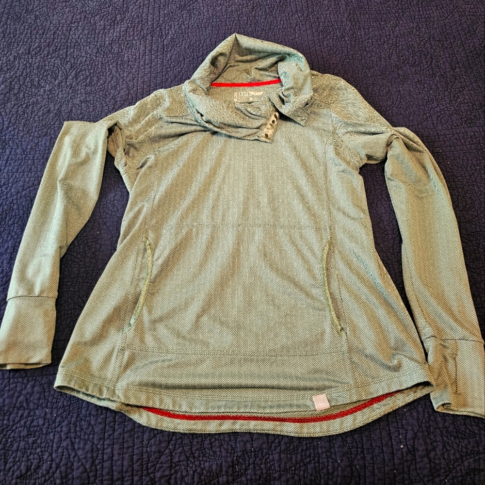 Cowl neck pullover